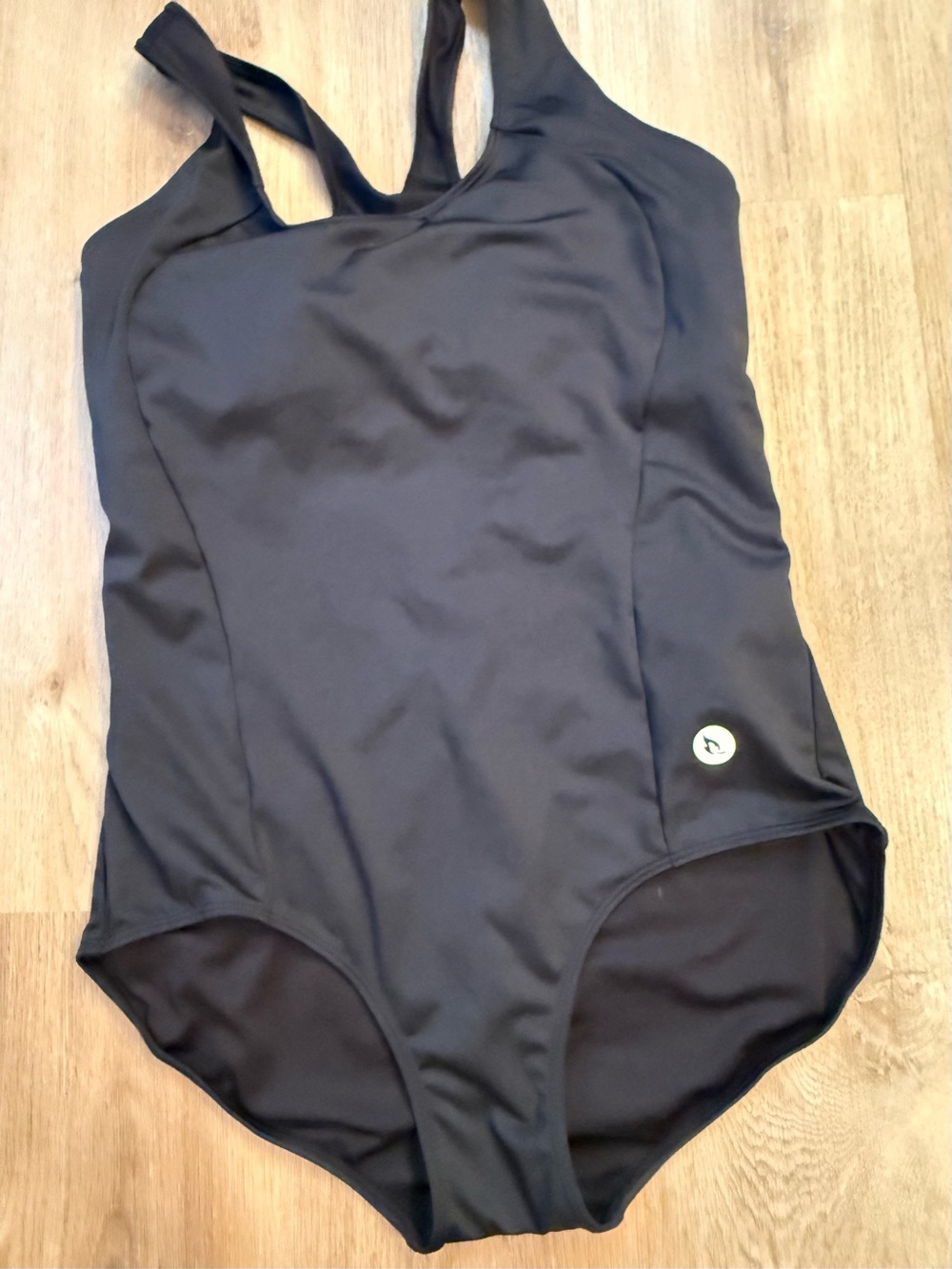 Womens NWOT Black One-Piece Swimsuit - Baleaf XL